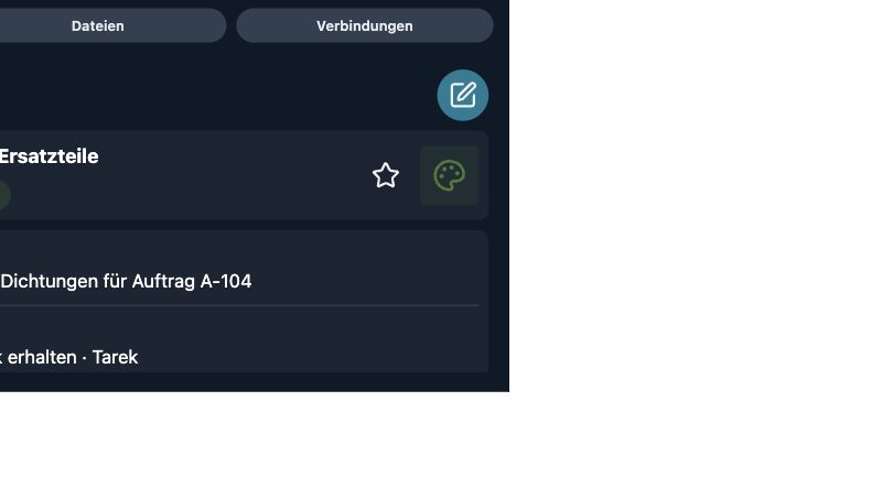 Echte App-Aufnahme mit fiktiven Demo-Daten: Eine Teillieferung mit erhaltener Menge und konkreter Nachforderung.